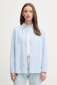 Хлопковая рубашка United Colors Of Benetton, синий