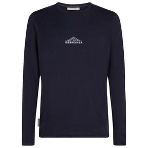 Футболка Merino 150 tech lite l/s road to cook - рубашка из мериноса Icebreaker, синий