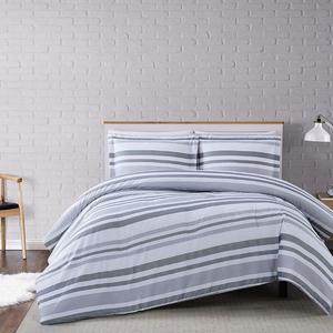 Комплект одеял из 3 предметов Truly Soft в несколько полосок, серый