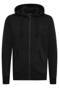 Толстовка с капюшоном на молнии !Solid BENE ZIP, черный