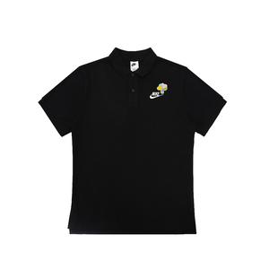 Nike Унисекс поло черное