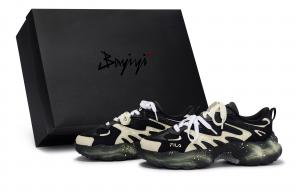 FILA Женские кроссовки с низким верхом и устойчивым к истиранию верхом, черные, белые, бежевые, желтые