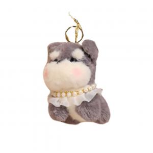 Сумка-подвеска в стиле аниме, плюшевый кулон, высота 13 см Whoops, серый