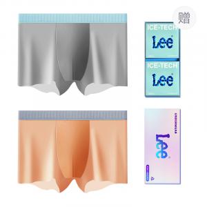 Классические 101 трусы мужские подарочный набор из 2 полосок Lee, оранжевый