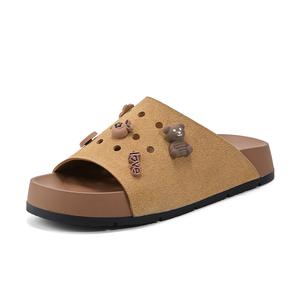 La Chapelle Женские сандалии Quiet Quick Dry Slide, светло-коричневые