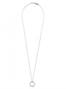 Колье с логотипом MAISON MARGIELA, серебряный