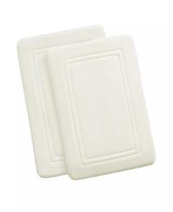 Коврик для ванны с антимикробной пеной с эффектом памяти, набор из 2 шт Truly Calm, бежевый