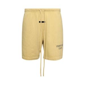 Джерси Fear of God Essentials Heavy Jersey Soccer Short Amber, желтый