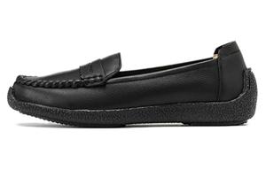 Лоферы женские черный Aokang