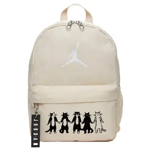 Jordan Полиэстеровый рюкзак унисекс жемчужно-белый, Kitten Friendship