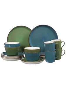Набор столовых приборов Visby из 16 предметов в сине-зеленом цвете Ritzenhoff & Breker
