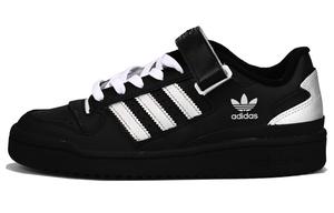 FORUM Антискользящие износостойкие низкие скейтерские кроссовки Unisex Silver Black Adidas Originals