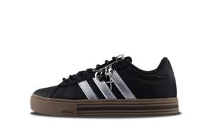 Adidas Кроссовки для скейтбординга Daily 4.0 Low Top унисекс, черные, серебристые