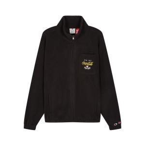 Флисовая куртка с молнией X Coca Cola Full Zip от Champion, черная