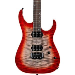 Электрогитара Schecter Guitar Research Custom Shop Sunset 24-6 Hipshot Red Stain Black Burst