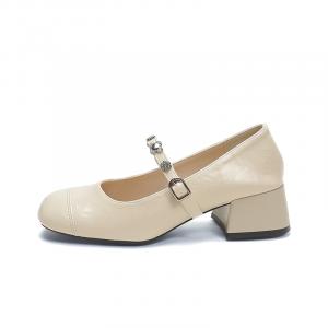 Dragon Dance Магазинные белые женские туфли на платформе с массивным каблуком 5 см, цвет White Store-Exclusive