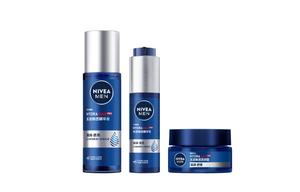 NIVEA Мужской набор для ухода за кожей Aqua Blue, увлажняющий комплект из трех предметов