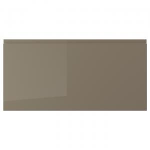 Фасад ящика, глянцевый, темно-серо-коричневый, 80x40 см IKEA Voxtorp