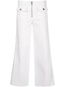 Укороченные брюки широкого кроя Cinq A Sept, белый