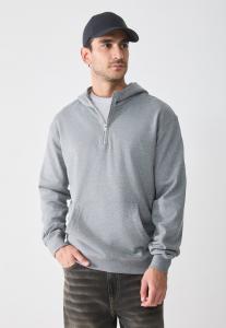 Худи Pier One Hoodie, Mid Grey Melange/Mottled Grey