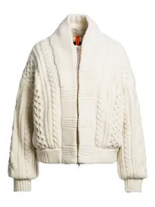 Кардиган фактурной вязки Parajumpers, белый