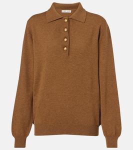 Высокогорная шерсть и кашемировая поло Blazé Milano, Corteccia
