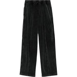 Вязаные спортивные штаны унисекс черные Alexander Wang