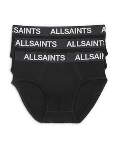 Трусы, упаковка из 3 шт ALLSAINTS, черный