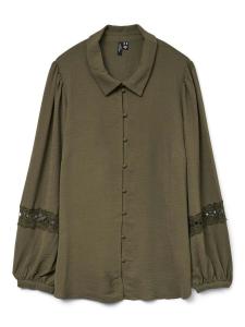 Vero Moda Curve Рубашка 'VMCAlva' в цвете Olive