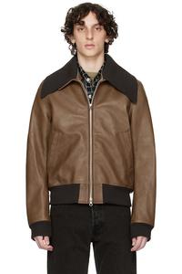 Кожаная куртка-бомбер Pharos Our Legacy, цвет smoky quartz goat skin