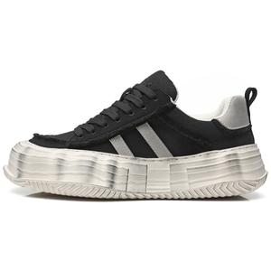 15 MINS Нескользящие износостойкие низкие повседневные туфли мужские черные