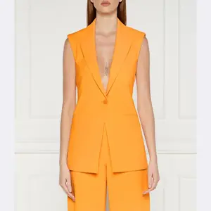 Жилет стандартного кроя Patrizia Pepe, оранжевый