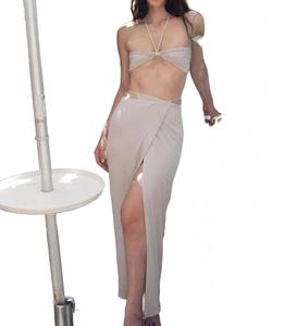 Эйви макси-юбка в цвете кость JADE Swim, Bone