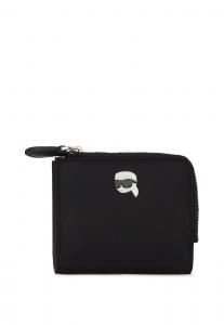 Кошелек KARL LAGERFELD IKON NYLON PIN ZIP, Black