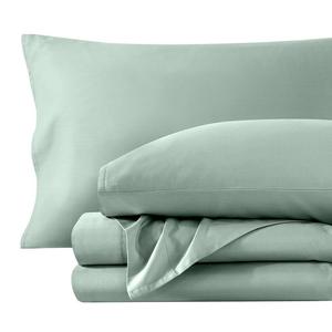 Комплект простыней из сатина из 100% органического хлопка Bare Home, цвет Willow