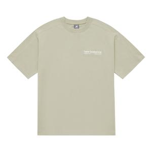 Футболка New Balance Wordmark Logo T-Shirt 'Khaki Green', зеленый