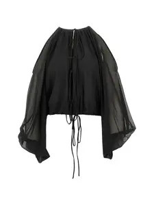 Блузка с бантом The Andamane, черный