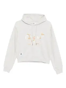 Худи с вышитым логотипом Chocoolate, серый