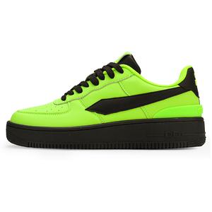 GLO BULL Нескользящие износостойкие низкие кроссовки для скейтбординга унисекс неоново-зеленые черные