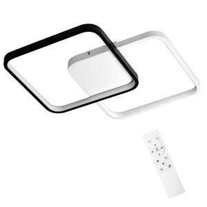 Светодиодный потолочный светильник Nettlife, 43x43x4,5 см, белый/черный