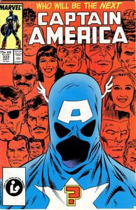 Captain America Issue 333 September 1987 "The Replacement" (Marvel Comics Group)