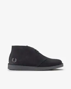 Мужские спортивные кроссовки Hawley из кожи Fred Perry, черный