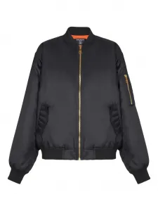 Бомбер с накладными карманами Balmain, черный