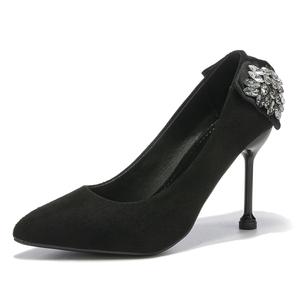 TAOLEI Женские черные туфли на высоком каблуке