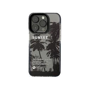 Гены будущего Чехол для телефона Future Genes, SUNSETLens protection black airbag anti-drop soft shell