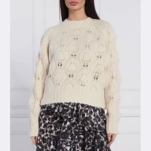 Свитер оверсайз с добавлением шерсти Silvian Heach, бежевый