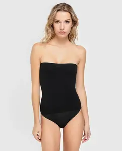 Женский топ Wolford с вырезом без бретелек, черный