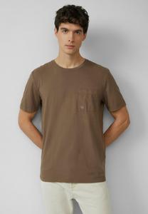 Футболка s.Oliver MIT BRUSTTASCHE, Sandstein/Green
