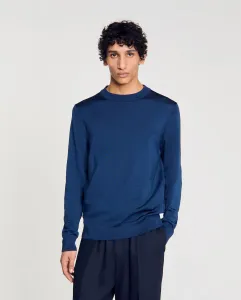 Мужской свитер тонкой вязки Sandro, синий