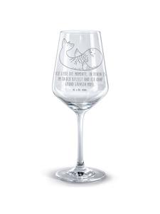 Бокал для красного вина, печать, шезлонги с надписью из прозрачного материала Mr. & Mrs. Panda